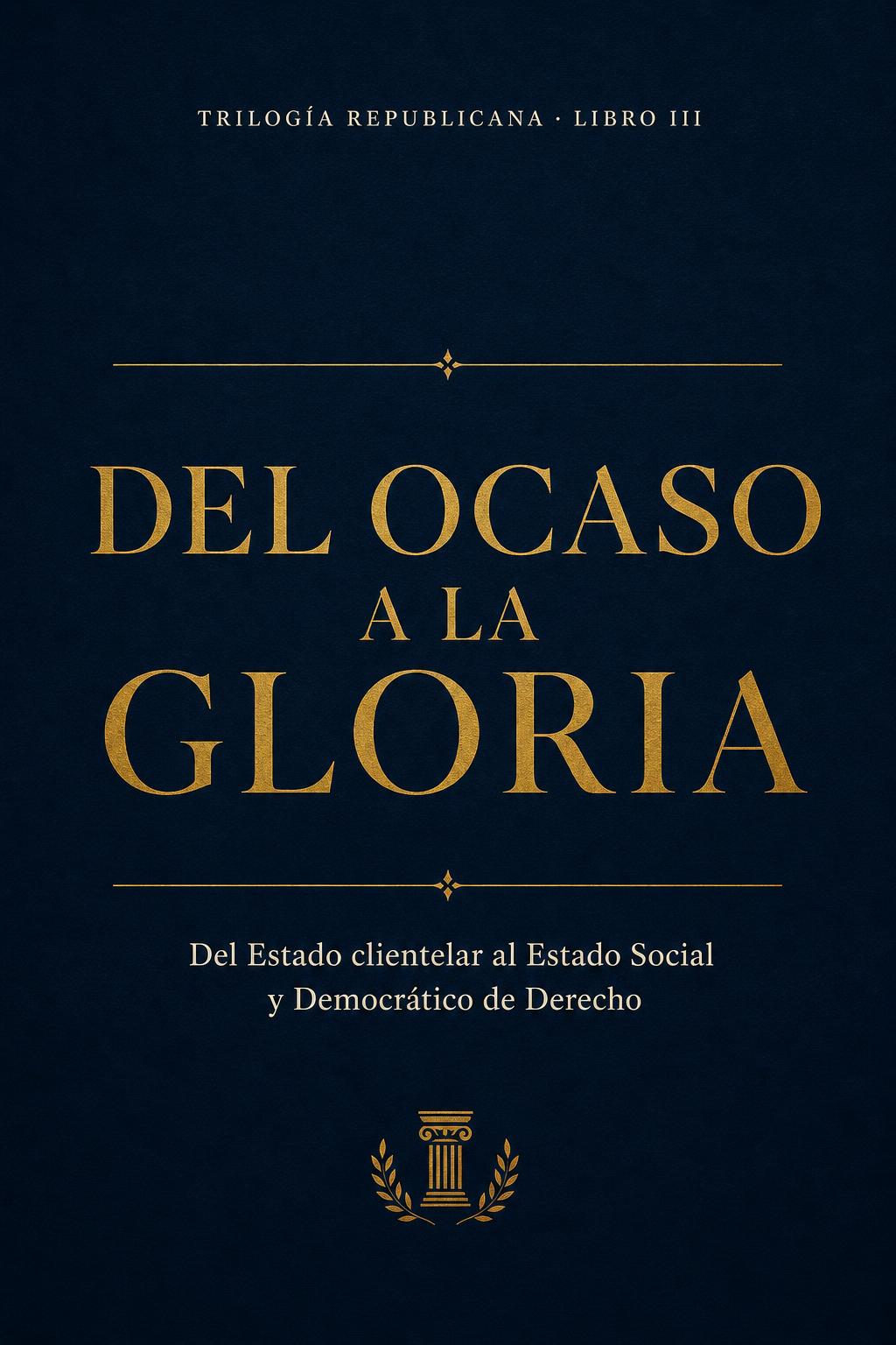 Portada de Del ocaso a la gloria